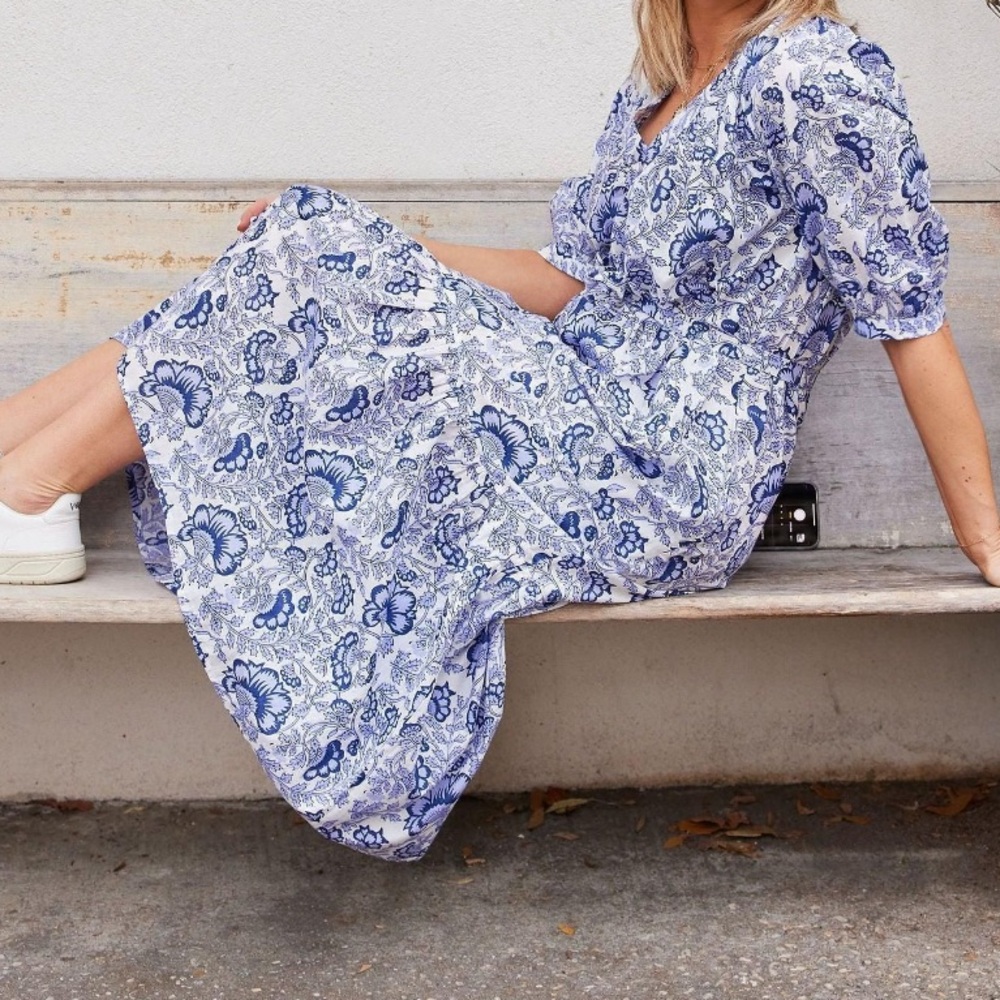 Ophelia & indigo cici dress x lemon stripes - Picture 5 of 13